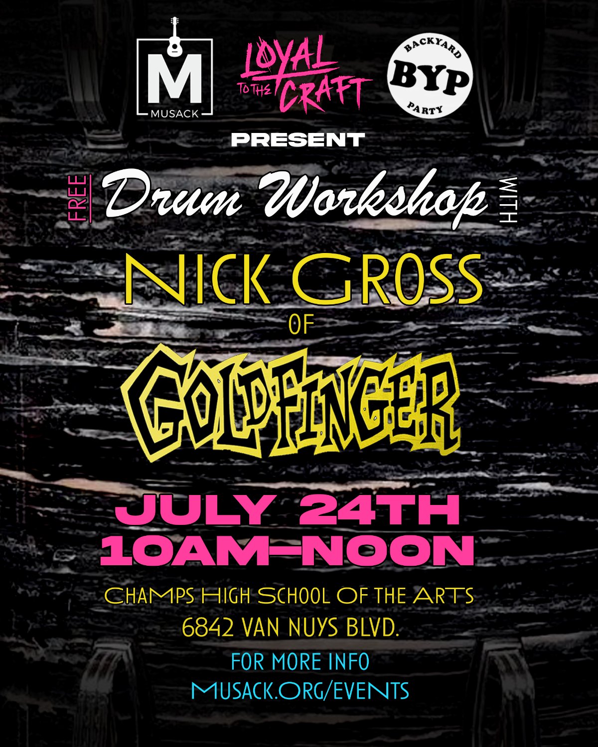 Nick Gross (Goldfinger) drum workshop
