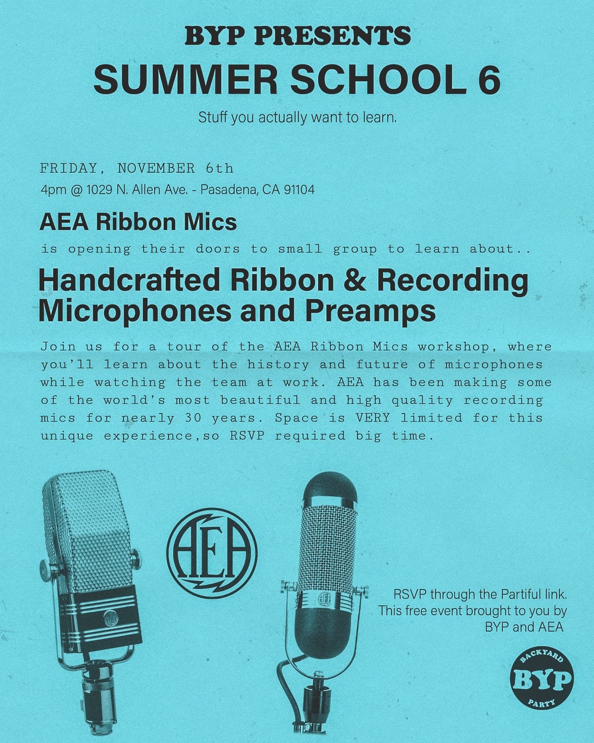 Summer School 6 - AEA Ribbon Mics